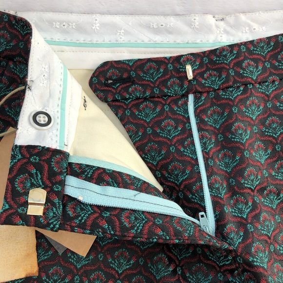 History Repeats, Jacquard Chino Trousers, Floral Pattern, Size IT 42/S - Picture 10 of 15